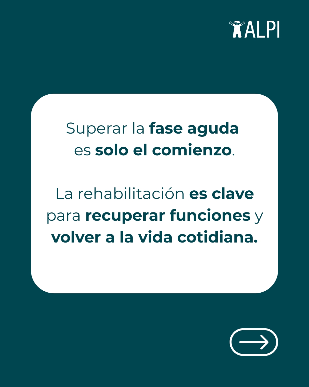 El traumatismo de cráneo puede cambiar la vida de una persona en segundos. La rehabilitación oportuna y especializada es clave para recuperar funciones, volver a la rutina cotidiana y mejorar la calidad de vida.
En ALPI trabajamos en rehabilitación neuromotriz y funcional acompañando a cada persona en su proceso de recuperación y autonomía.
📞 (011) 4839-7700
📱 WhatsApp: 11-3332-9926
✉️ turnos@alpi.org.ar
#TraumatismoDeCraneo #LesiónCerebral #Rehabilitación #Neurorehabilitación #ALPI #Concientización