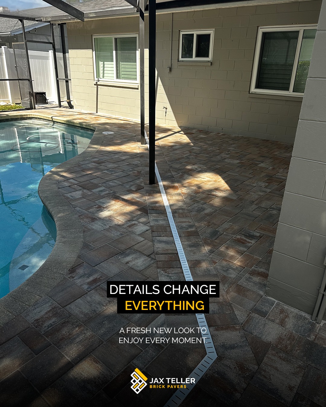✨ Small renovation. Big difference.This pool deck got a whole new look and proved that details make all the difference 😏 More style, more value, and a space that’s finally ready to be enjoyed the way it should be.At Jax Teller, every project is designed to transform outdoor areas into spaces that truly stand out.☎️ (407) 907-8308
🌐 jaxtellerbrickpavers.com#PoolDeck #PoolDeckRenovation