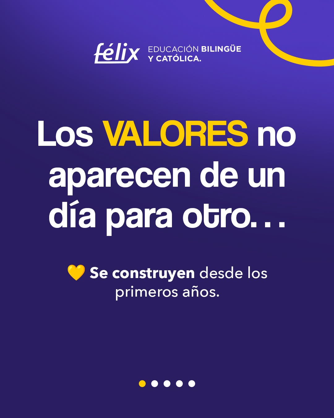Un lugar para aprender, descubrir talentos, construir Los valores son una de las enseñanzas más importantes que podemos brindar a nuestros hijos.
Mayores informes: 📲 833 208 6511
#ColegioFelix #ExcelenciaAcademica #EducacionCatolica