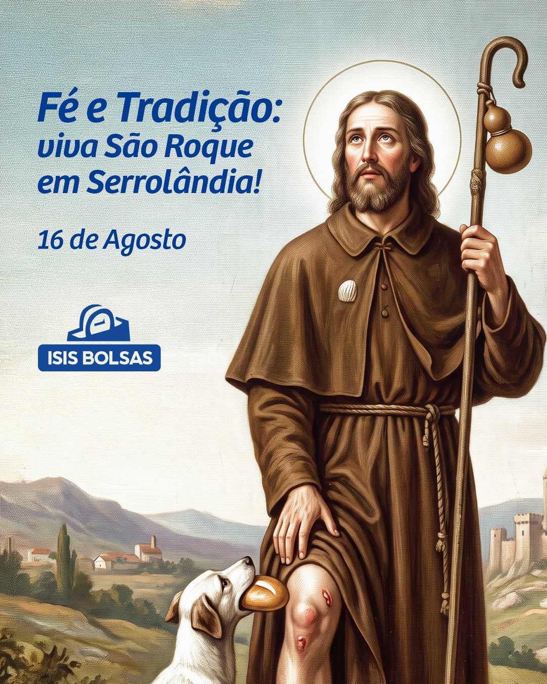 Fé, tradição e devoção que atravessam gerações.
Neste 16 de agosto, celebramos São Roque em Serrolândia, uma data marcada pela união da comunidade, pela cultura e pela força da nossa fé.
A Isis Bolsas homenageia essa tradição tão especial e todos que mantêm viva essa história.
#IsisBolsas #SãoRoque #Serrolândia #FéETradição #CulturaLocal