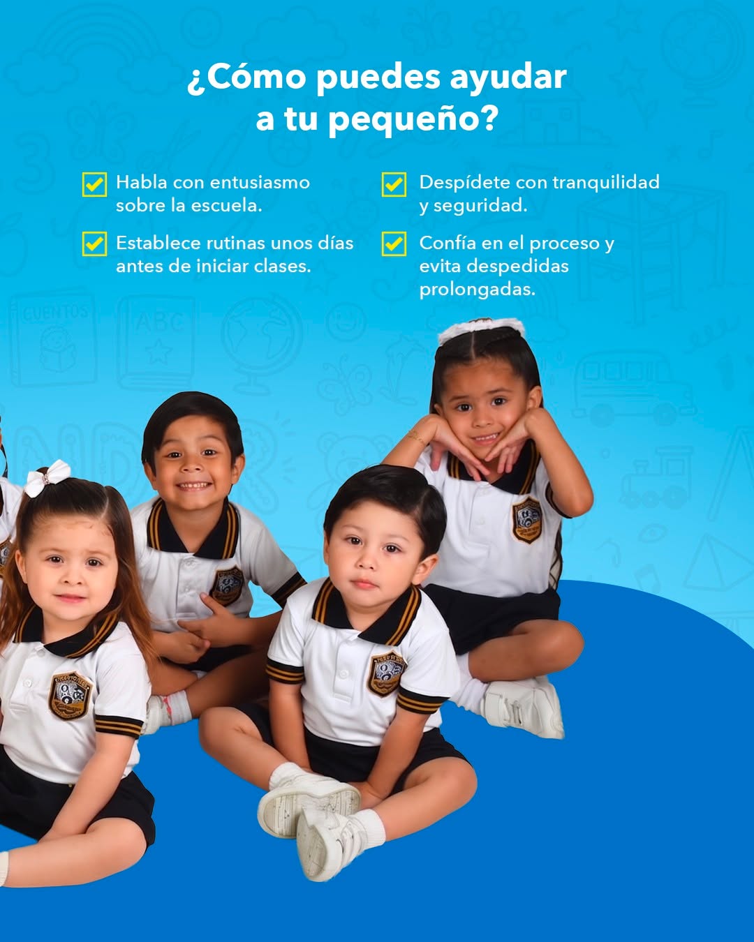 Comenzar la vida escolar es un gran paso para toda la familia.
Acompañamos a cada niño con un ambiente seguro, cercano y lleno de experiencias que hacen de la adaptación una etapa positiva.
💙 Admisiones abiertas para Maternal y Preescolar. Ven a conocer nuestras instalaciones y descubre la experiencia Félix.
Mayores informes: 📲 833 208 6511
Te atendemos también por WhatsApp 💬
Da clic aquí: 👉 https://wa.me/message/R3QCX6CUPW2KL1
#ColegioFelix #ExcelenciaAcademica #EducacionCatolica