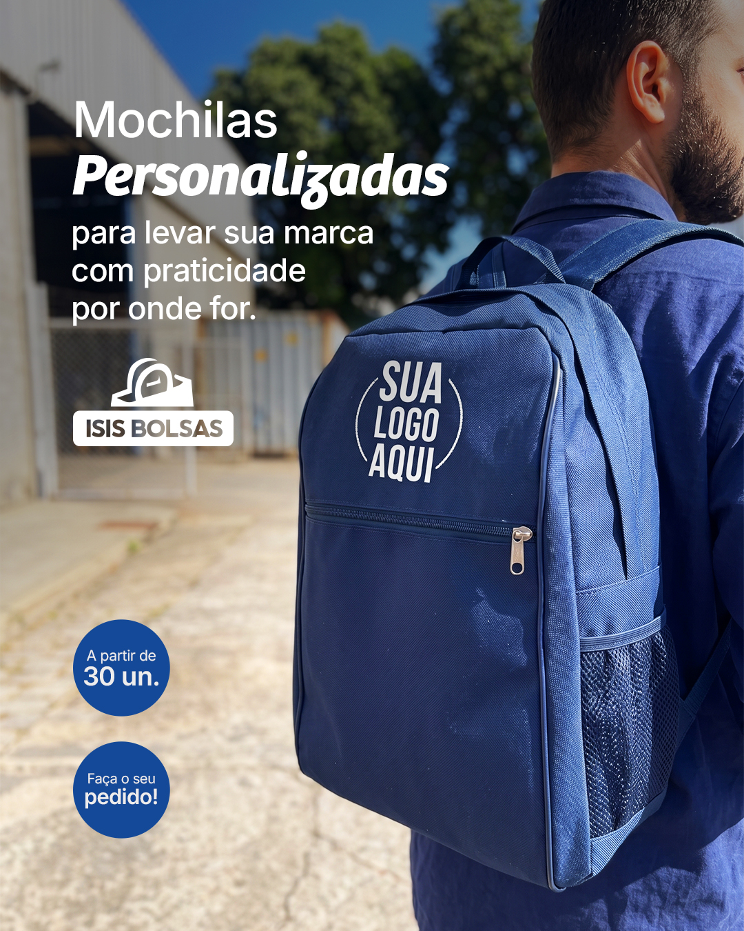 Sua marca presente em todos os caminhos com praticidade, qualidade e profissionalismo.
As mochilas personalizadas da Isis Bolsas são ideais para empresas que desejam fortalecer sua identidade visual em um produto útil, resistente e feito para o dia a dia.
📲 A partir de 30 unidades. Faça o seu pedido!
#IsisBolsas #MochilasPersonalizadas #BolsasPersonalizadas #SuaMarcaAqui #Atacado