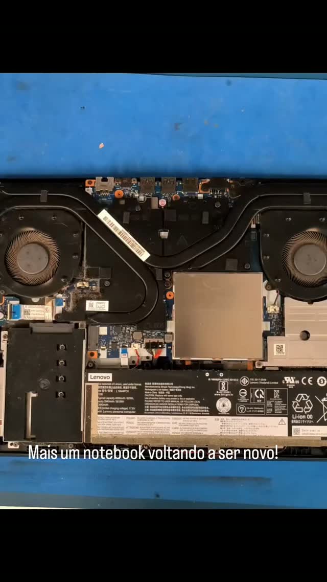 Mais um notebook voltando a sua performance top! Tem um Lenovo Legion ai perdendo performance?…
