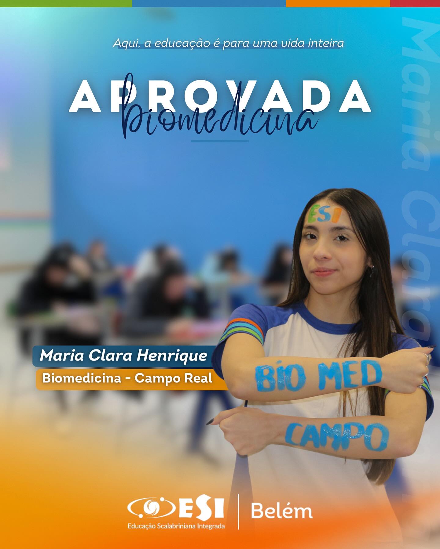 As alunas da 3ª série do Ensino Médio estão colhendo os frutos de uma trajetória de esforço, persistência e sonhos. Cada aprovação é uma vitória que merece ser celebrada! Parabéns, meninas! O mundo espera por vocês! 🚀📘
