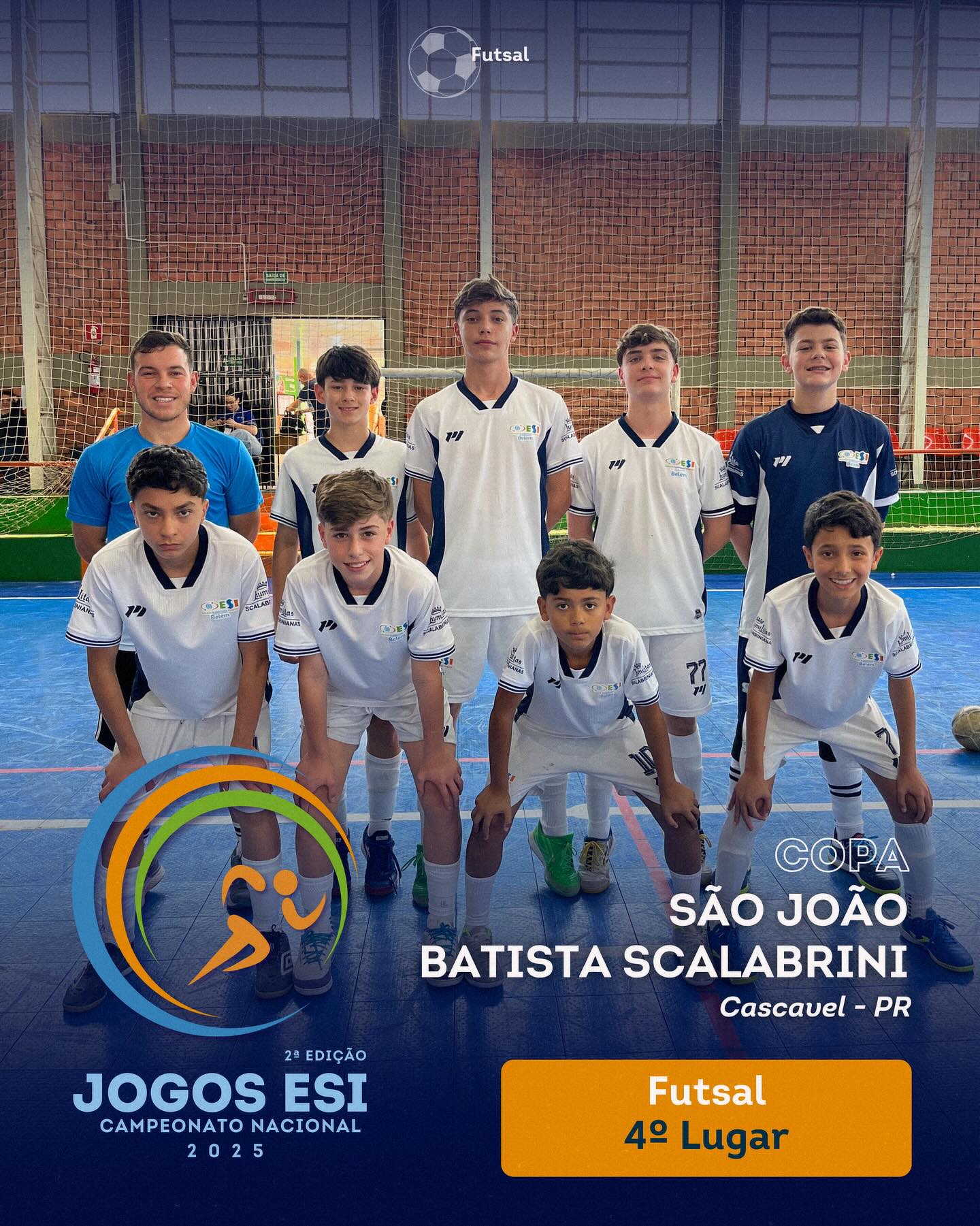 Com muito orgulho, celebramos nossos atletas que representaram nossa escola com garra e talento!
🥉 3º lugar no Tênis de Mesa
⚽ 4º lugar no Futsal
Parabéns a todos os envolvidos por essa conquista incrível! 💙🚀