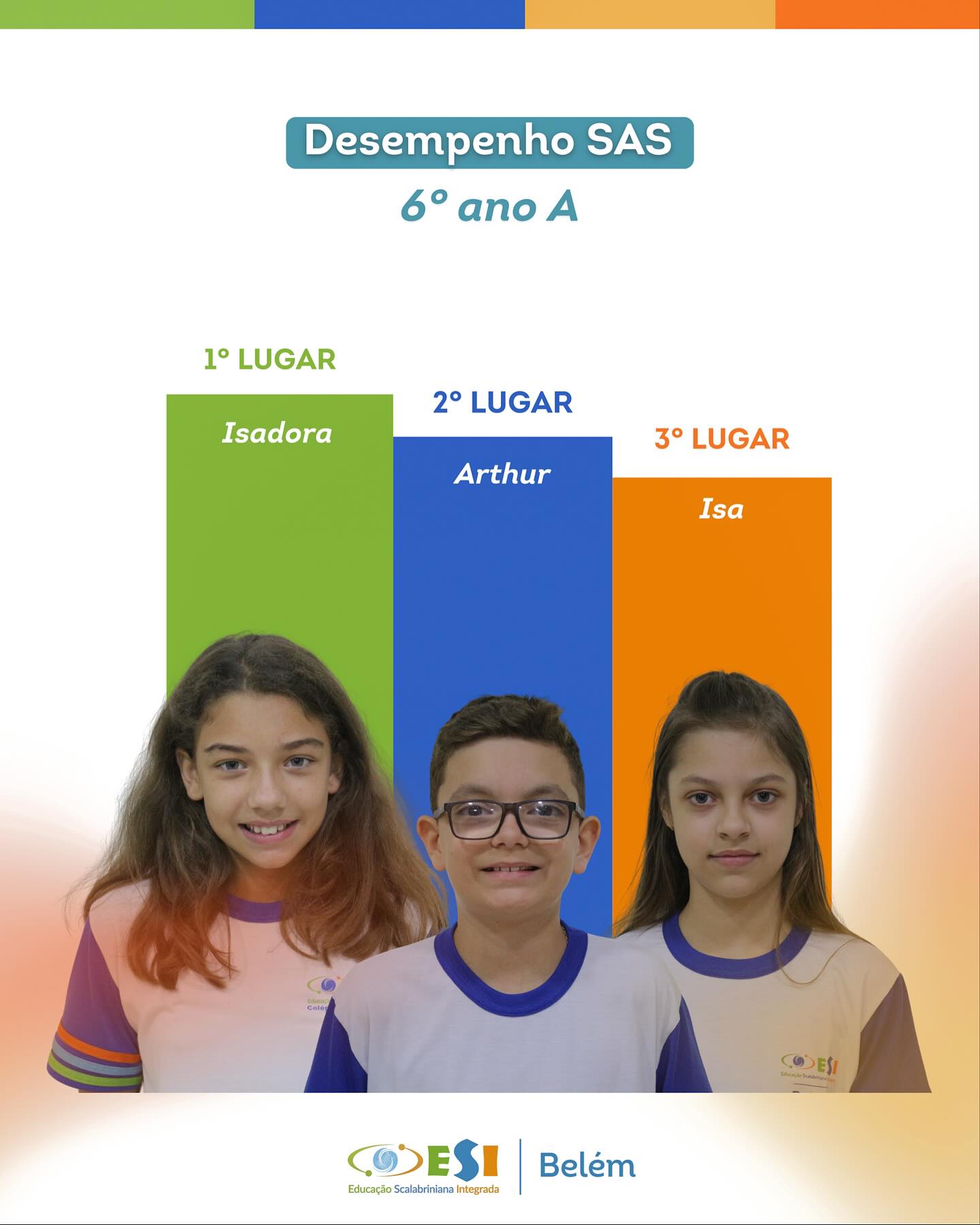 Os estudantes do Ensino Fundamental e Ensino Médio alcançaram ótimos resultados no Desempenho SAS, refletindo empenho, disciplina e o compromisso com o conhecimento. 📊✨
Parabéns a todos pela conquista! 👏🎓