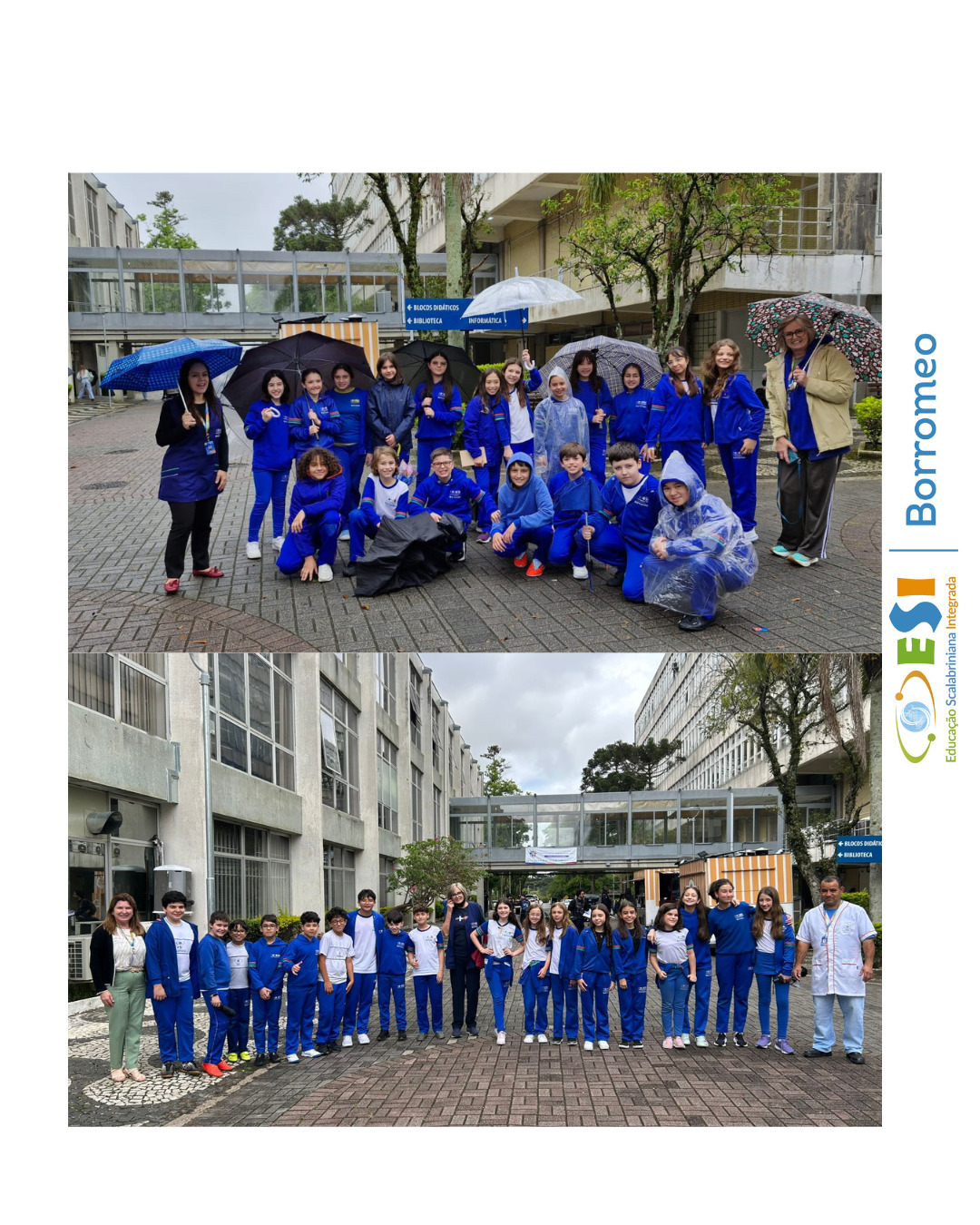 Os estudantes dos 6ºs anos, com a mediação da Professora Janice Camilotti, realizaram uma visita à exposição itinerante “Livros de Terra”, uma mostra artística convidativa para explorar livros-objetos por meio do toque e da curiosidade.
A exposição reúne obras em cerâmica, tecido, papel, pintura e recortes, criadas por artistas, estudantes e professores da rede pública. Organizada de forma coletiva, a curadoria propõe trajetos de leitura em quatro eixos: memória e ancestralidade, antropoceno e natureza, processos construtivos e transformações do lugar, além de diversidade e pertencimento.
Um momento rico em descobertas, sensibilidade e conexão com diferentes formas de expressão artística. 🎨🌿