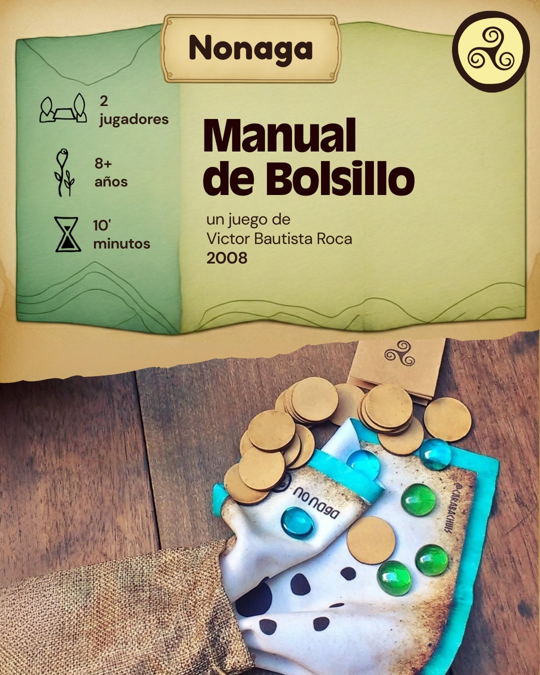 🎲 Nonaga no se juega sobre un tablero.
Se juega con él.En cada turno movés una ficha
y también el espacio donde jugás.Lo simple se vuelve profundo
y ninguna partida se repite.👉 Guardá este carrusel y compartilo
con alguien con quien te gustaría jugar.🔗 En el link de la bio podés ver las reglas completas.#Nonaga #JuegosDeMesa #JuegosPortátiles #Carabachuis #JugarPensando #JuegosQueViajan #JuegoAbstracto #Jugones #HechoEnArgentina
#JugarDondeQuieras