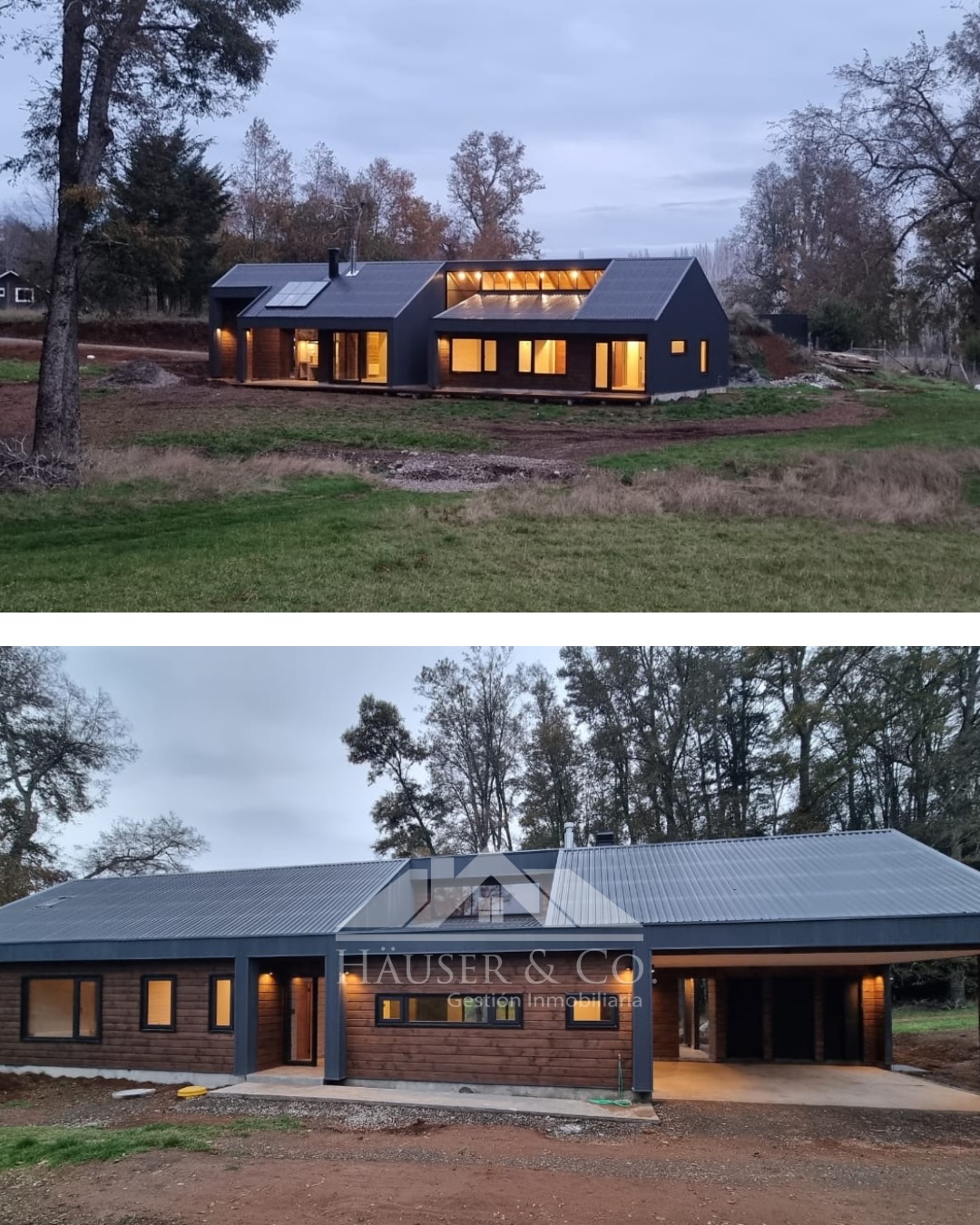 🌿 Casa en VENTA Villarrica | Moderna, cálida y rodeada de naturaleza 🌿
Excelente oportunidad de inversión en el sur de Chile. Esta espectacular casa de 1 planta, ubicada a solo minutos de Villarrica, combina diseño contemporáneo, confort térmico de alto nivel y un entorno único de bosque nativo 🌳
✨ Valor Venta: UF 8.000
Ubicada en Condominio Parque Casa Campo, con acceso pavimentado y excelente conectividad (Ruta Villarrica–Loncoche Km 12,5), a solo minutos del Colegio Oxford.
🏡 Características principales:
• 180 m² construidos en parcela de 5.000 m²
• Casa nueva con altos estándares de aislación y eficiencia térmica
• Orientación nororiente, ideal para luz natural todo el año
• Living-comedor integrado con salida a terraza y zona de parrilla
• Cocina equipada + logia interior
• 3 dormitorios + sala de estar
• Dormitorio principal en suite con walking closet
• Terraza y garage techado para 2 autos
🔥 Confort para todo el año:
• Calefacción central a gas con radiadores
• Ventanas termopanel PVC
• Excelente hermeticidad y aislación
🌲 Entorno y plusvalía:
• Condominio con acceso controlado
• Electricidad subterránea + agua de pozo
• Factibilidad de fibra óptica
• Gastos comunes aprox. $50.000
✔️ Recepción municipal al día
✔️ Ideal Inversionista / Traspaso Arriendo Actual
Una propiedad pensada para quienes buscan INVERTIR en un entorno que otorgue calidad de vida, tranquilidad y conexión con la naturaleza sin alejarse de la ciudad.
📩 Escríbenos por DM para agendar visita o más información vía wsp +56975598897
.
.
#CasaEnVentaVillarrica #CasaEnArriendoVillarrica #PropiedadesVillarrica #SurDeChile #VivirEnElSur InversiónInmobiliariaChile CasaModerna VillarricaChile ParcelasChile BienesRaícesChile CasaEnParcela VidaEnLaNaturaleza Sur39