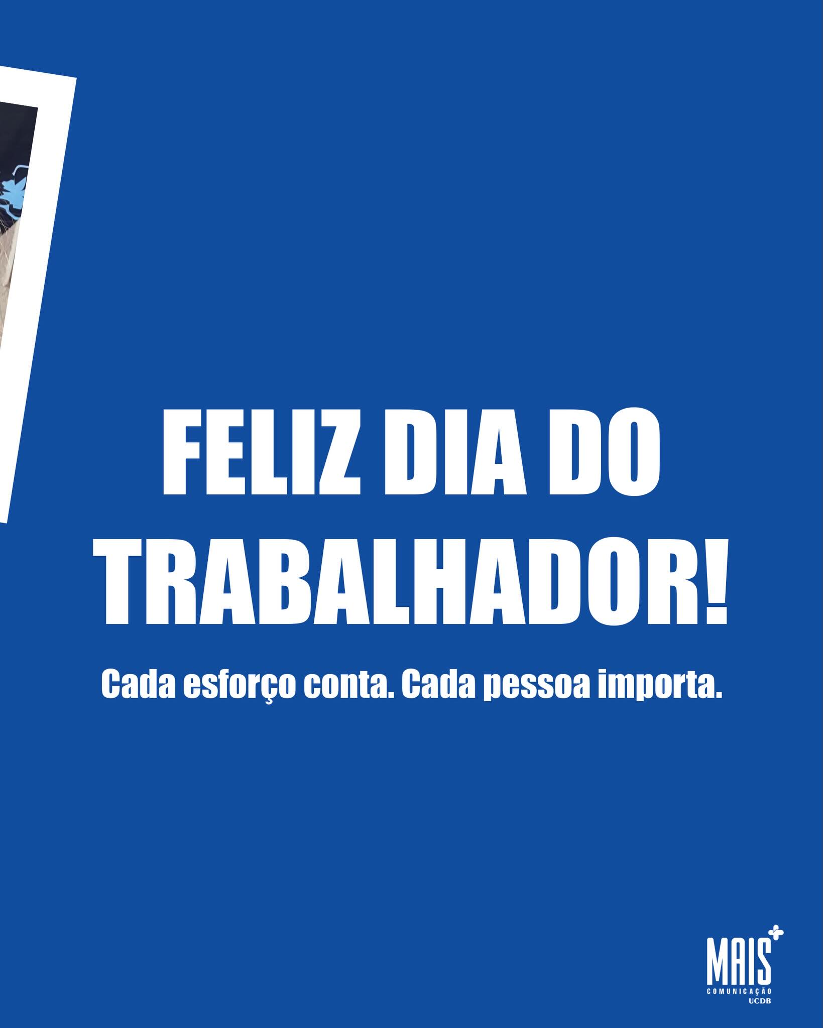 Parabéns a todos que fazem parte dessa jornada 👏 feliz dia do trabalhador