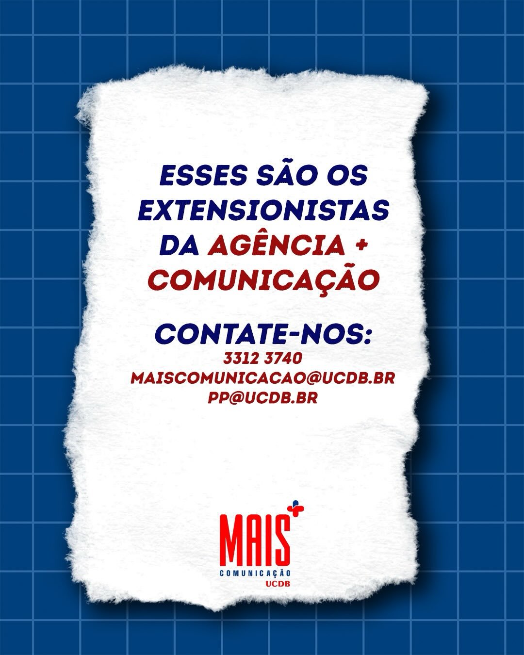Apresentamos para vocês os novos extensionistas da Agência Mais Comunicação 2026. Esses são os acadêmicos que farão a diferença esse semestre!
#design #publicidade #ucdb #agenciamaiscomunicacao
#ppucdb designucdb