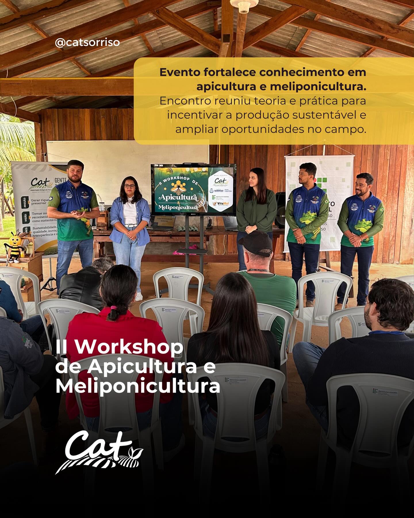Conhecimento, troca de experiências e fortalecimento da produção. O II Workshop de Apicult…