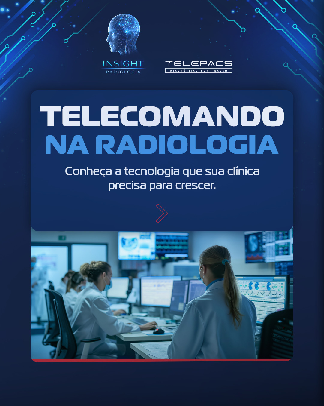 Equipamento parado é sinônimo de receita perdida. Mas e se você pudesse operar sua Ressonância ou Tomografia à distância, com a mesma qualidade do presencial? 📉➡️📈
Através da parceria entre a Telepacs e a Insight, trazemos o serviço de Telecomando para transformar a realidade da sua clínica. Agora, você não precisa mais se preocupar com a falta de técnicos especializados na sua região ou com janelas ociosas na agenda.
Nossa central de operações assume o comando dos seus equipamentos remotamente, garantindo exames de alta qualidade técnica e segurança total para o paciente.
Maximize o ROI do seu parque tecnológico com a expertise que o seu negócio merece.
🚀 Dê o próximo passo na eficiência da sua clínica. Clique no link da bio e solicite uma demonstração do nosso Telecomando.
#Telepacs #Insight #Telecomando #Radiologia #GestaoDeSaude #ROI #Tomografia #RessonanciaMagnetica
📲 (34) 99939-2205
🌐 telepacs.com.br