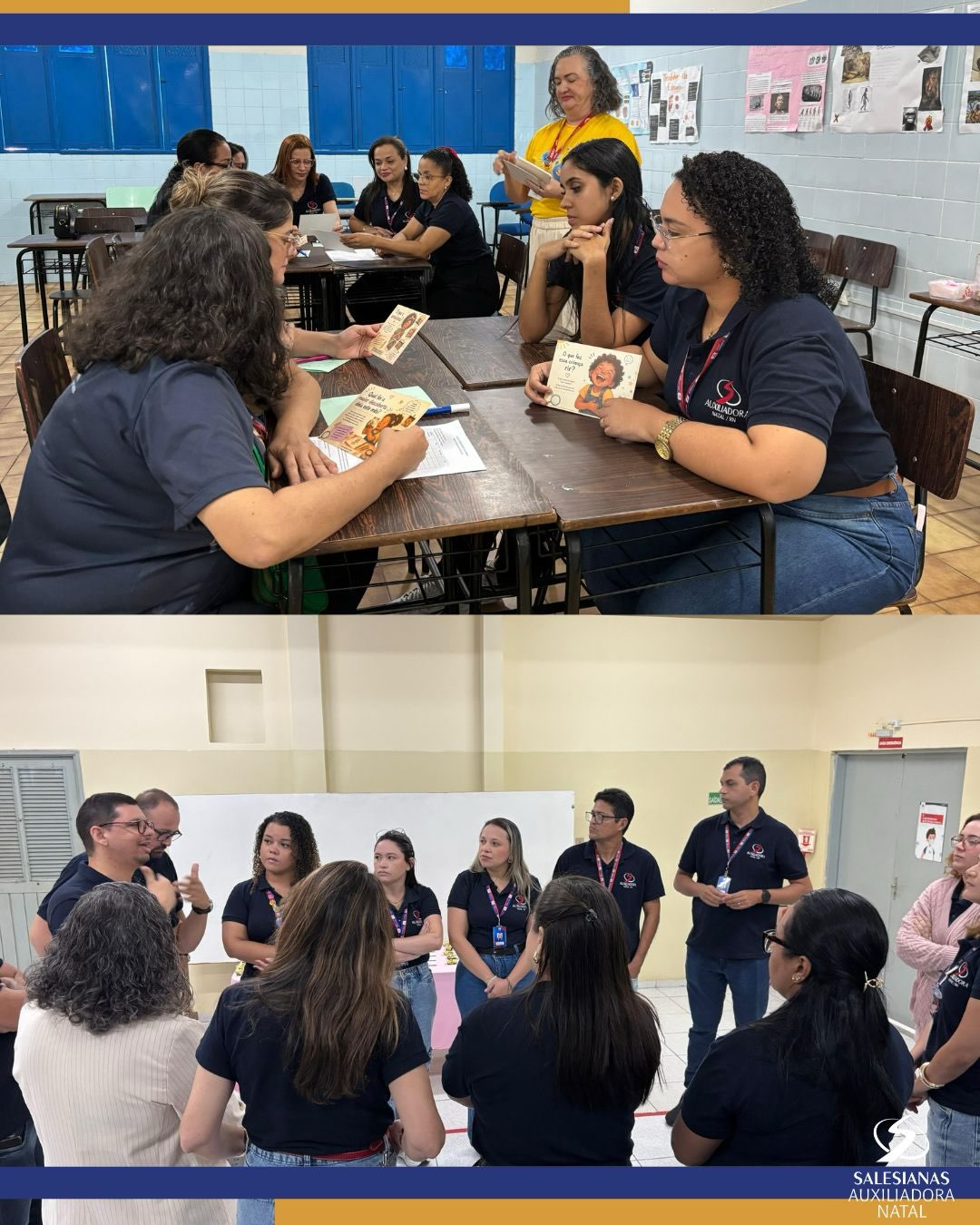 Iniciando um novo semestre com aprendizado, reflexão e compromisso com a excelência na educação! 💙📚
Nossos educadores participaram da formação “Avaliação Formativa na Prática”, baseada no Caderno 5 do Currículo da RSB, em um momento de estudo, troca de experiências e fortalecimento das práticas pedagógicas.
Seguimos investindo na formação contínua da nossa equipe, pois acreditamos que educadores preparados fazem a diferença na construção de uma aprendizagem significativa, acolhedora e transformadora.
Que este novo semestre seja repleto de desafios, conquistas e muitas oportunidades de crescimento para toda a nossa comunidade educativa! 💛✨
@redesalesianabr
#InstitutoMariaAuxiliadora #FormaçãoDocente #AvaliaçãoFormativa #CurrículoRSB #EducaçãoSalesiana NovoSemestre